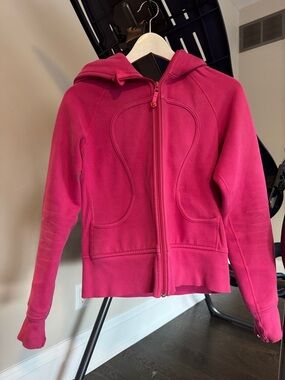 lululemon athletica Girls' Bright Pink Full-Zip Hoodie